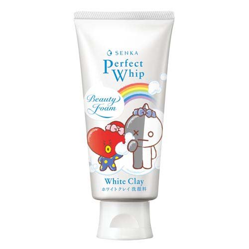 センカ パーフェクトホイップ ホワイトクレイf BT21デザイン(120g)