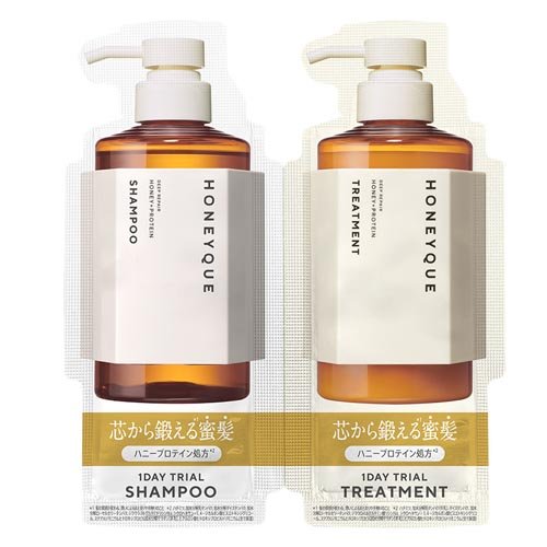 ハニーク ディープリペア シャンプー&トリートメント 1DAYトライアル(1セット)