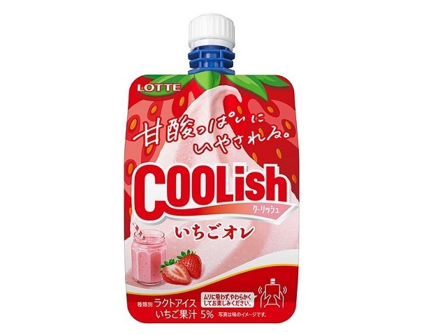 ロッテ クーリッシュ いちごオレ 140ml