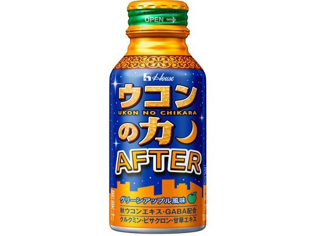 ハウス食品 ウコンの力　ＡＦＴＥＲ　１００ｍｌボトル缶