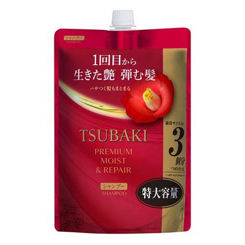 TSUBAKI プレミアム モイスト＆リペア シャンプー つめかえ用(900mL)
