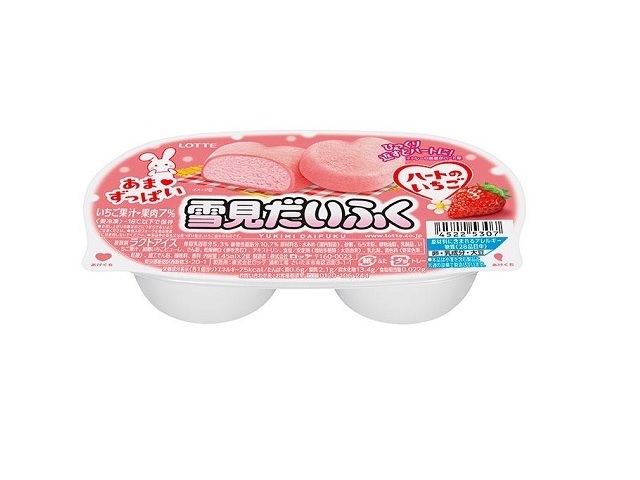 ロッテ 雪見だいふく ハートのいちご 90ml