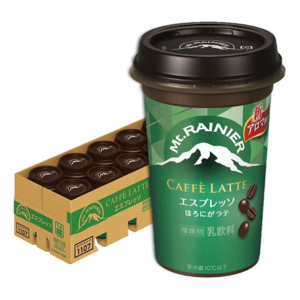 森永乳業 マウントレーニア カフェラッテ エスプレッソ 240ml