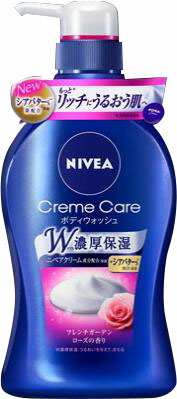 ニベア クリームケア ボディウォッシュ フレンチガーデンローズの香り ポンプ 480ml