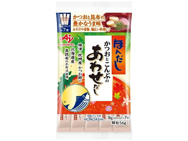 味の素 「ほんだし　あわせだし」スティック８ｇＸ７