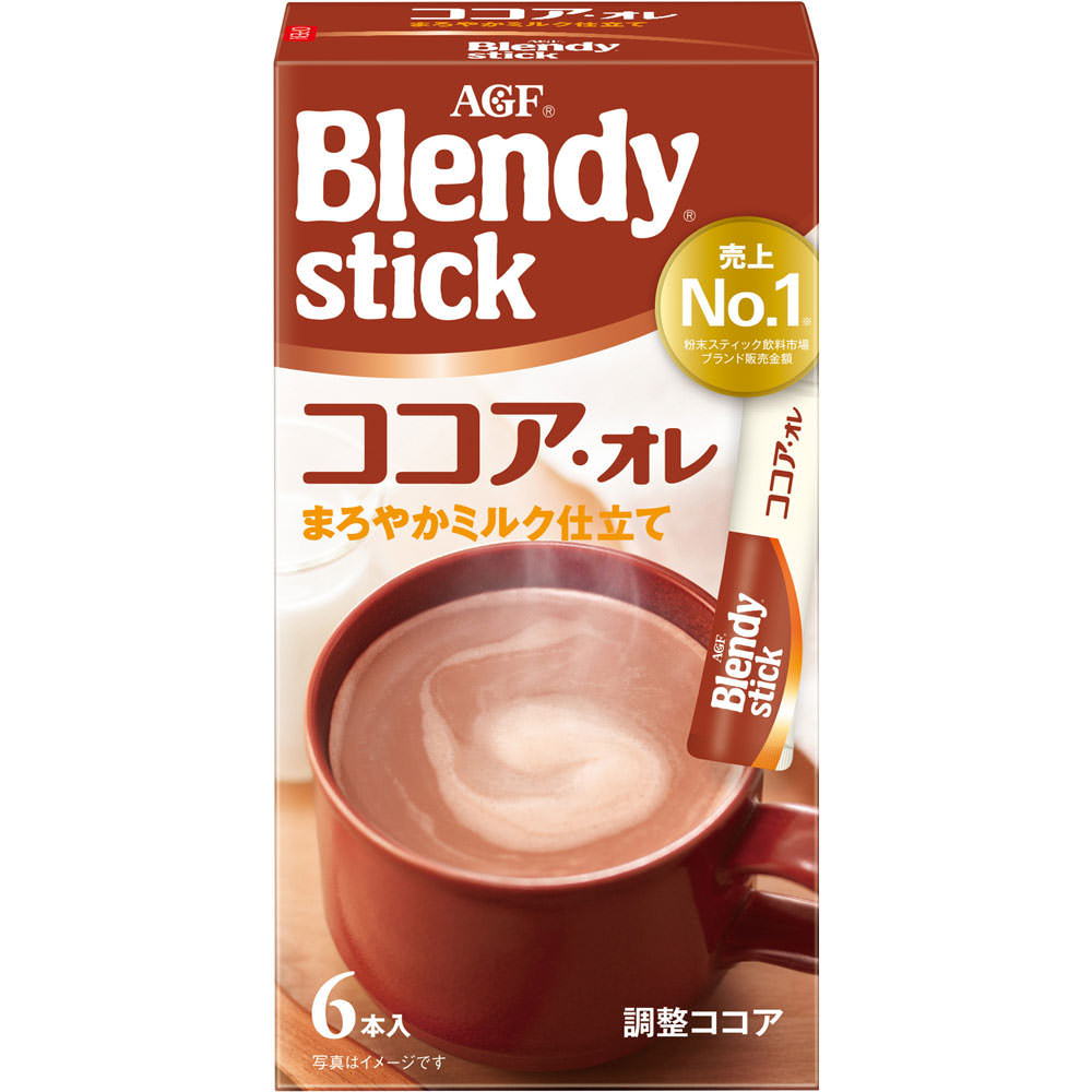 AGF ブレンディ スティック ココア・オレ(10.3g×6本)の商品画像