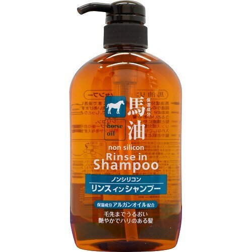 馬油リンスインシャンプー(600ml)