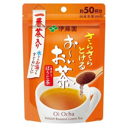 伊藤園 おーいお茶 さらさら ほうじ茶 粉末 チャック付き袋タイプ(40g)
