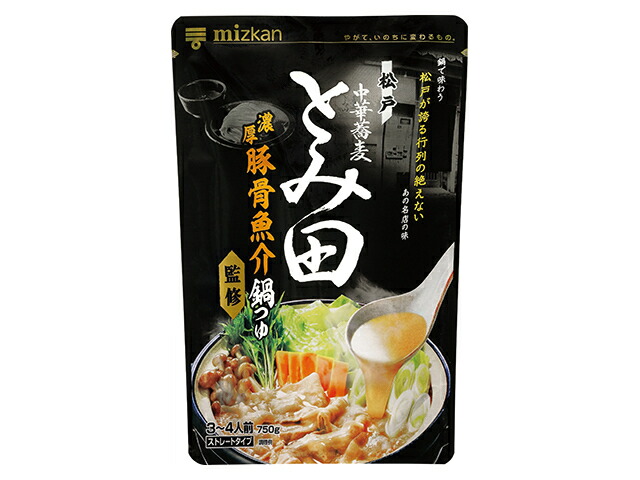 Ｍｉｚｋａｎ とみ田監修濃厚豚骨魚介鍋つゆＳＴ