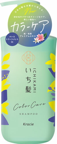 いち髪 カラーケア&ベーストリートメントin シャンプー ポンプ 480ml