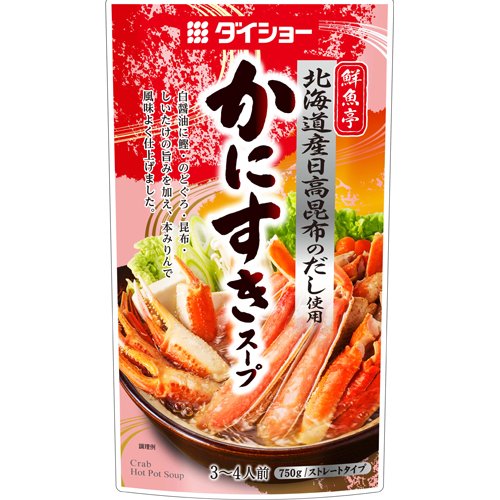 ダイショー 鮮魚亭 かにすきスープ(750g)