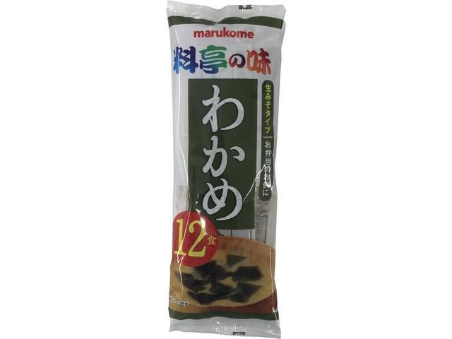 マルコメ 新即席生みそ汁わかめ　１２食の商品画像