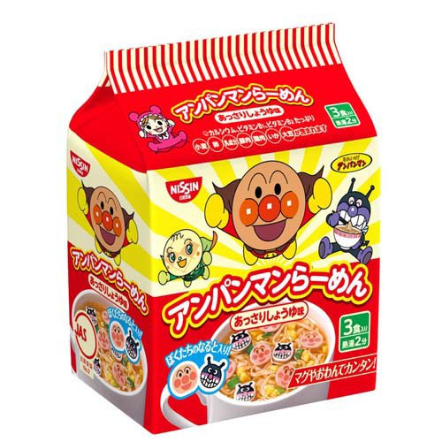 アンパンマンらーめん あっさりしょうゆ味(30g×3食入)