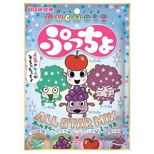 UHA味覚糖 ぷっちょ袋 4種アソート 88g