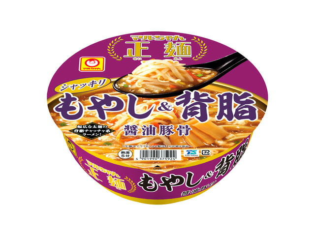 マルちゃん マルちゃん正麺 カップ もやし&背油 豚骨醤油 155gの商品画像