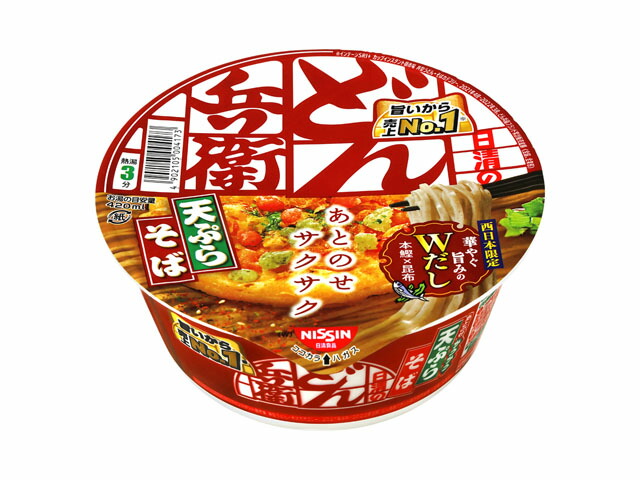 日清のどん兵衛 天ぷらそば 西(1コ入)