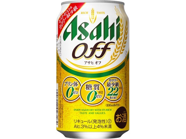 アサヒビール アサヒオフＱ缶３５０ｍｌ