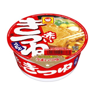 マルちゃん 赤いまめきつねうどん 西(41g)