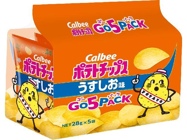カルビー ポテトチップスうすしお味ゴー５パックうすしお味