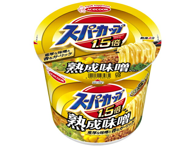 エースコック スーパーカップ１．５倍　みそラーメン