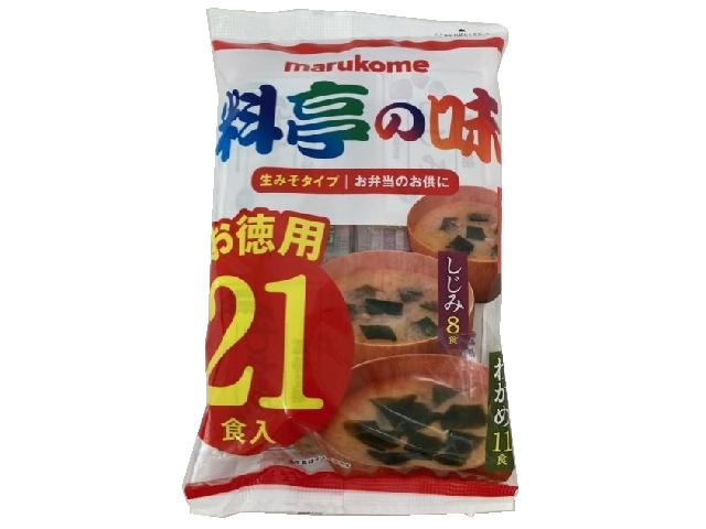 マルコメ 新即席生みそ汁お徳用　２１食