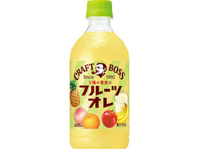サントリー クラフトボス　フルーツオレ　５００ｍｌペット