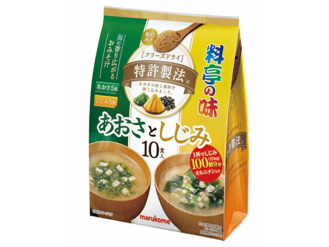 マルコメ お徳用ＦＤ顆粒あおさとしじみ　１０食×１２の商品画像