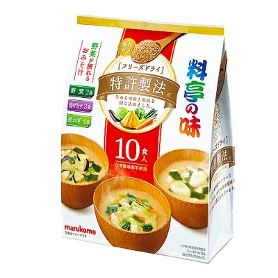 マルコメ フリーズドライ 顆粒料亭の味 アソート 10食入の商品画像