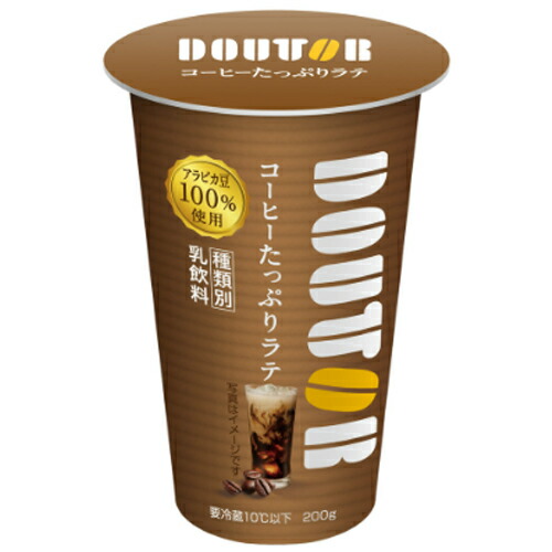 メイトー ドトール コーヒーたっぷりラテ 200g