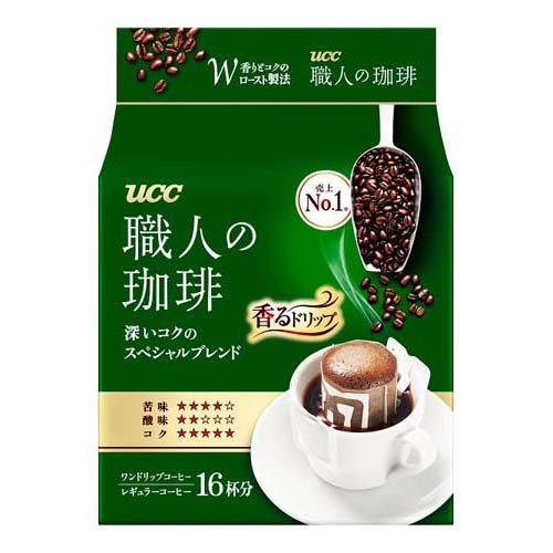 UCC 職人の珈琲 ワンドリップコーヒー 深いコクのスペシャルブレンド(16杯分)