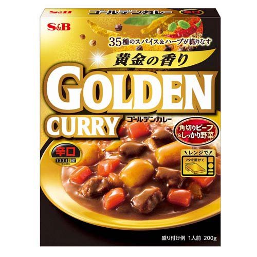 ゴールデンカレー レトルト 辛口(200g)