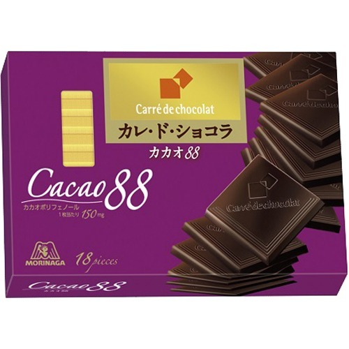 森永 カレ・ド・ショコラ カカオ88(18枚入)