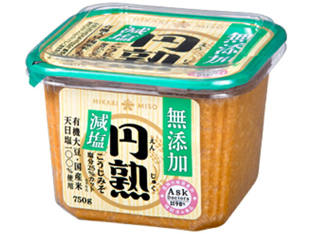ひかり味噌 円熟こうじみそ 減塩 750g