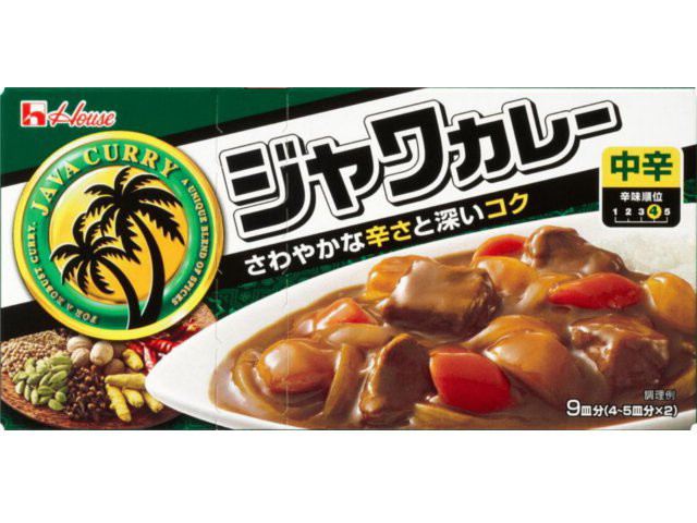 ハウス ジャワカレー 中辛(185g)