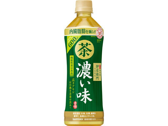 サントリー 機能性表示食品　伊右衛門濃い味６００Ｐ（手売り）