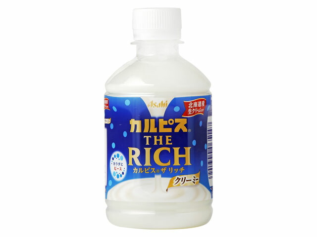アサヒ飲料 カルピスザリッチクリーミーＰＥＴ２８０の商品画像