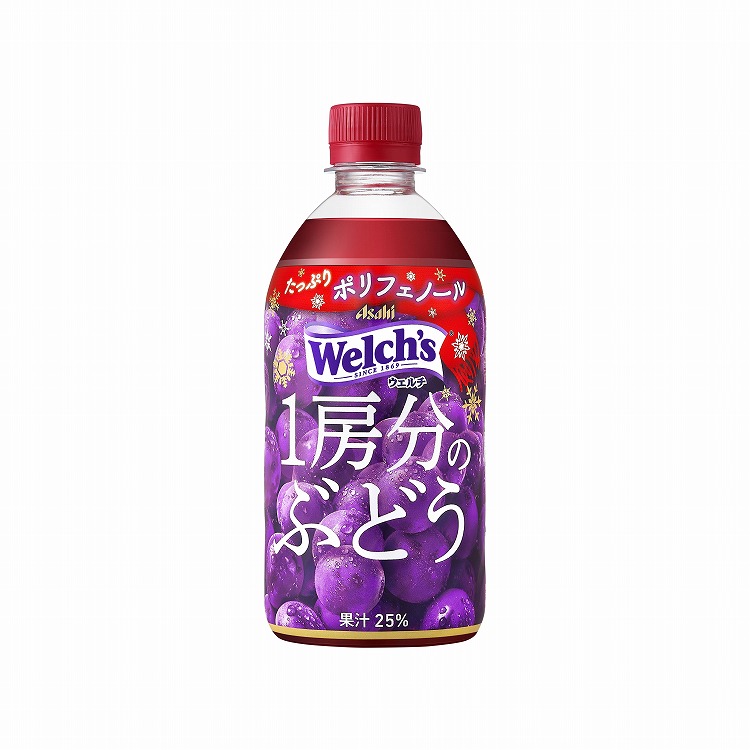 アサヒ飲料 ２３ウェルチ１房分ぶどうＰ４７０