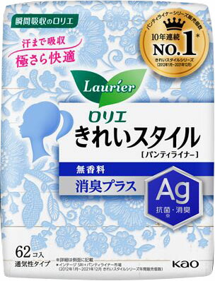 ロリエ きれいスタイル 無香料 消臭プラス 62コ入