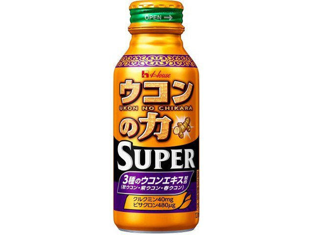 ハウスウェルネスフーズ ウコンの力 スーパー ボトル缶 120mlの商品画像