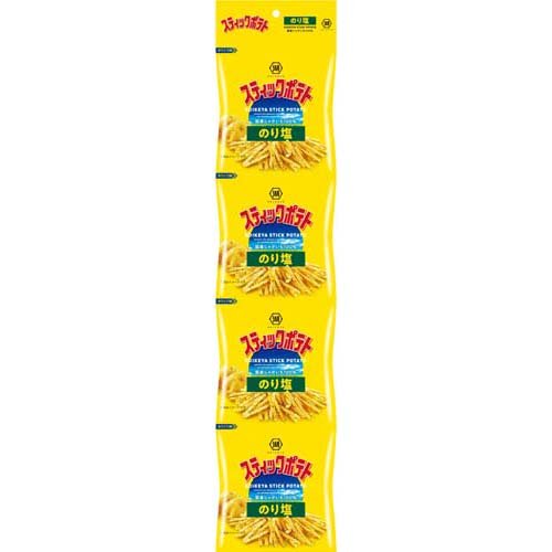 湖池屋 4連スティックポテト のり塩(12g*4袋入)