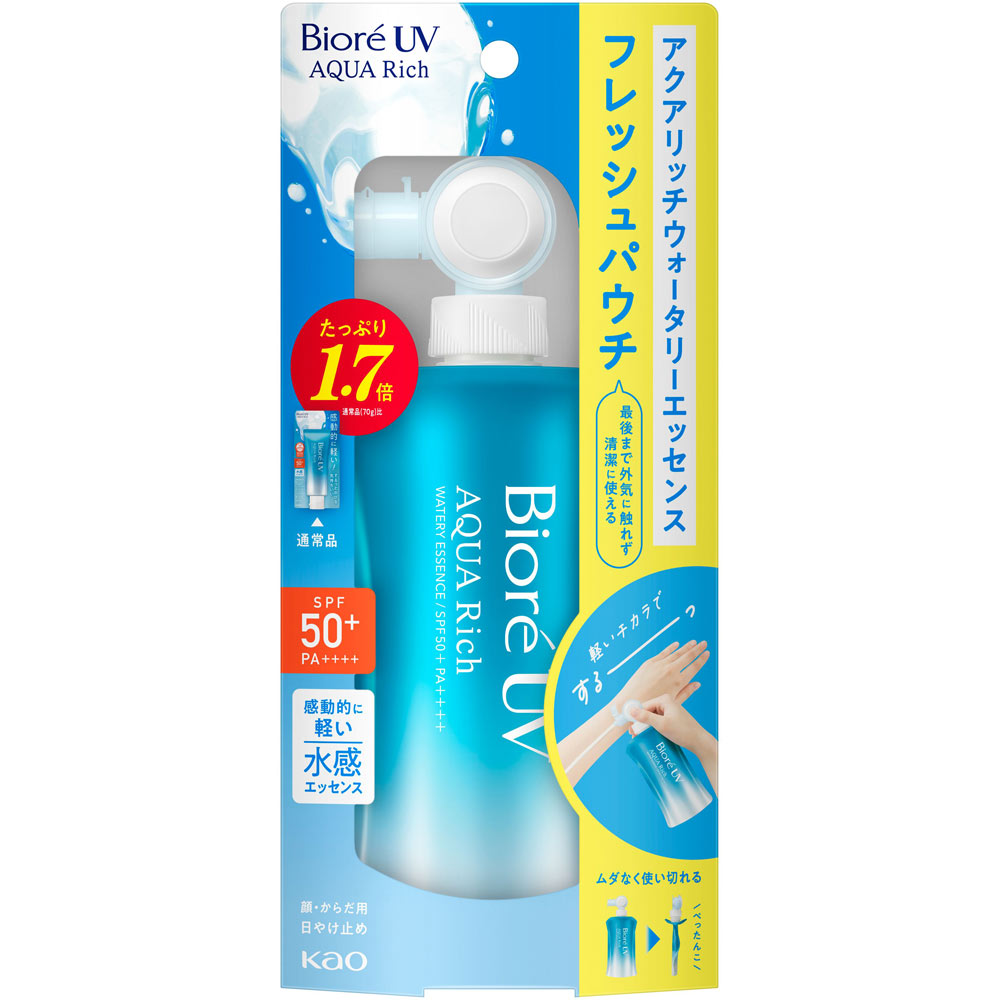ビオレ ビオレUV アクアリッチ ウォータリーエッセンス フレッシュパウチ 本体 120g