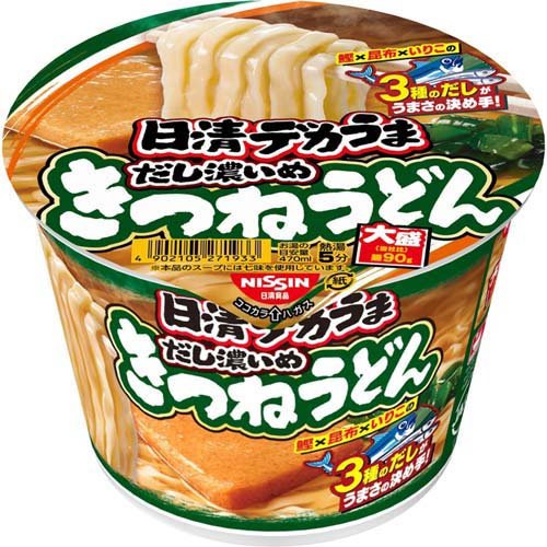 日清食品 デカうま きつねうどん 106g