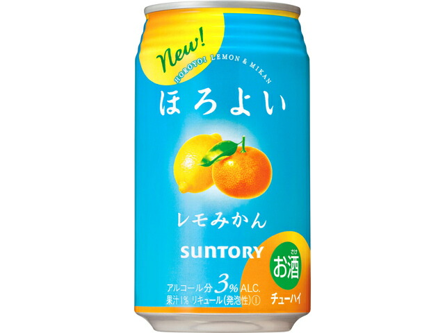 サントリー ほろよい＜レモみかん＞３５０ｍｌ缶