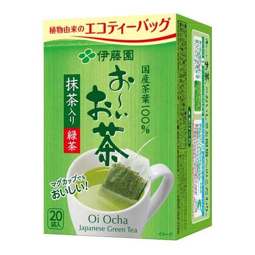 伊藤園 おーいお茶 緑茶 抹茶入り エコティーバッグ(1.8g*20袋入)
