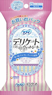 ソフイ デリケートウェット無香料 6枚×4