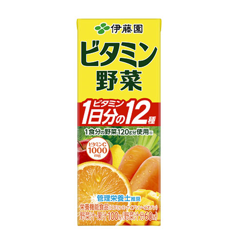 伊藤園 ビタミン野菜 ビタミン1日分の12種 200ml
