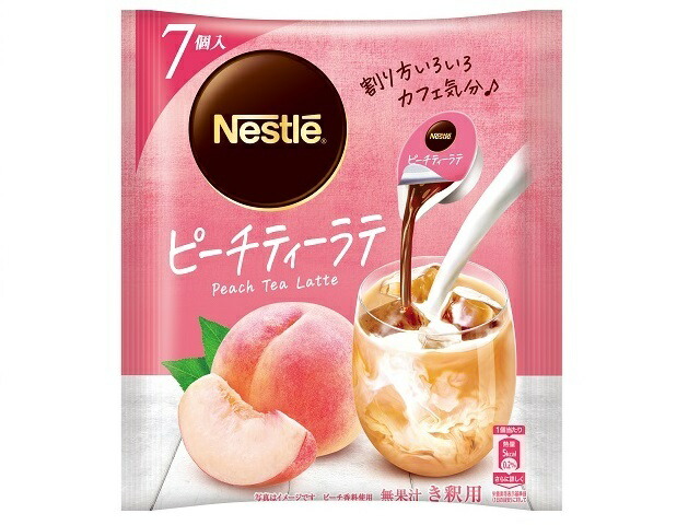 ネスレ日本 ネスレ　ポーション　ピーチティーラテ　７個