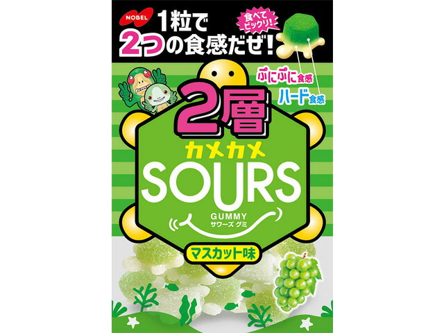 ノーベル 2層カメカメサワーズ マスカット 45g