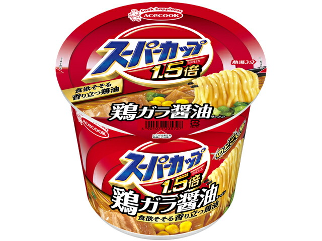 エースコック スーパーカップ１．５倍　しょうゆラーメン