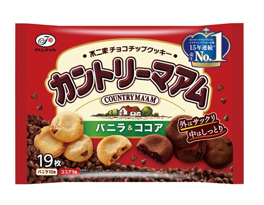 不二家 カントリーマアム バニラ&ココア 19枚